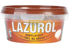Lazurol akrylátový tmel na dřevo, bílý, 250 g