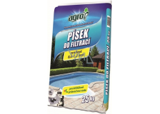 Agro křemenný písek pro pískové filtrace, 0,6 až 1,2 mm, 25 kg