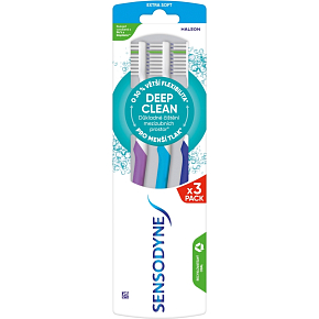 Sensodyne Deep Clean Extra Soft szczoteczki do zębów Tripack, 3 szt.