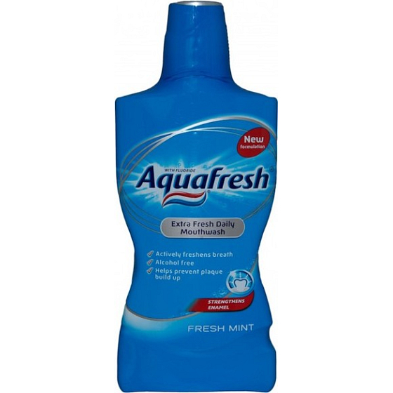Aquafresh Fresh & Mint ústní voda 500 ml