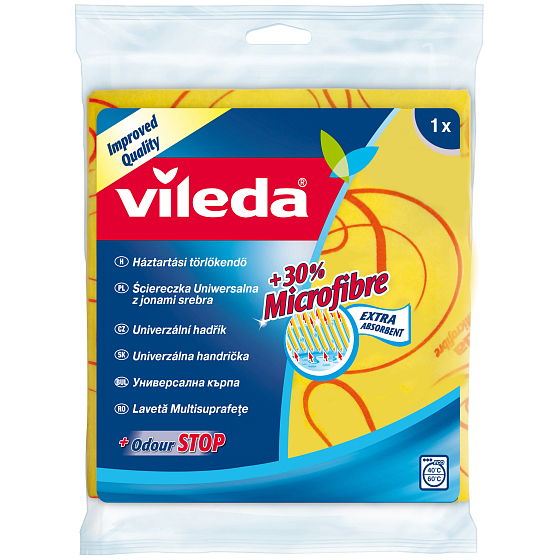 Vileda Microfibre Mikrohadřík univerzální 39 x 36 cm, 1 kus