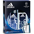 Adidas Champions League parfémovaný deodorant sklo 75 ml + deodorant sprej 150 ml, pro muže kosmetická sada