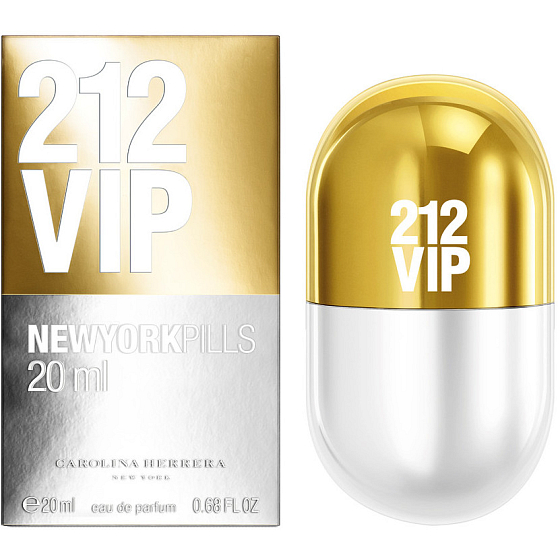 Carolina Herrera 212 VIP Woman New York Pills parfémovaná voda 20 ml