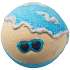Bomb Cosmetics Na pláži - Shades of the Sea Šumivý balistik do koupele 160 g
