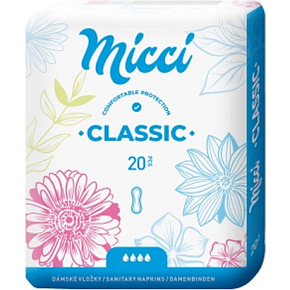 Micci Classic damskie wkładki, 20 szt.