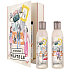 Bohemia Gifts Przyjaciele żel pod prysznic 250 ml + szampon do włosów 250 ml, książka kosmetyczna zestaw