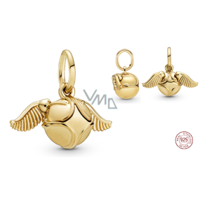 Charm Srebrny 925 Harry Potter Złotko, zawieszka na bransoletkę Charm Srebrny 925 Harry Potter Złotko, zawieszka na bransoletkę