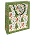 Nekupto Torba prezentowa 23 x 18 x 10 cm Choinki z prezentami