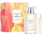Lanvin Les Fleurs Sunny Magnolia Zestaw woda toaletowa 50 ml + woda toaletowa miniatura 7,5 ml, zestaw perforowany dla kobiet