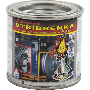 Biopol Paints Silikonowa srebrzanka, żaroodporna do 500 °C, 80 g Biopol Paints Silikonowa srebrzanka, żaroodporna do 500 °C, 80 g