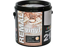 REMAL Vinyl Color mat powlekany farba do ścian, 210 kawowy brąz, 3,2 kg