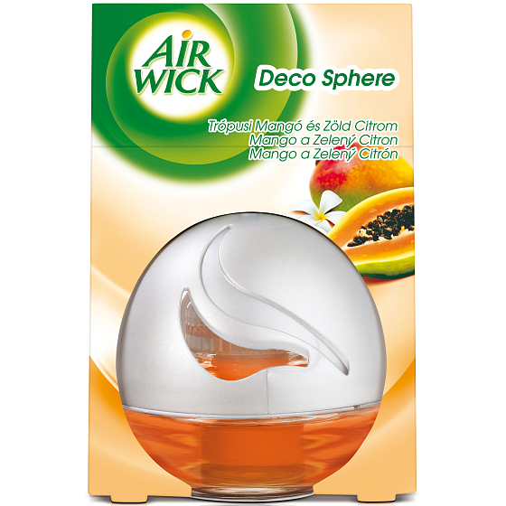 Air Wick Decosphere Mango a Zelený citron osvěžovač vzduchu 75 ml