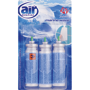 Air Menline Marine Wave napełniacz do odświeżacza powietrza 3× 15 ml