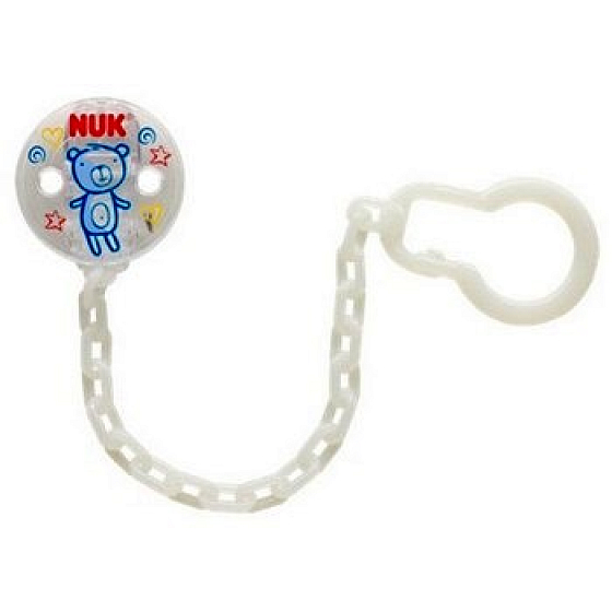 Nuk Adore řetízek na šidítko s veselým motivem medvíka