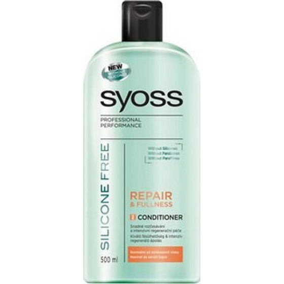 Syoss Repair & Fullnessbez Silicone Free silikonů kondicionér na vlasy 500 ml