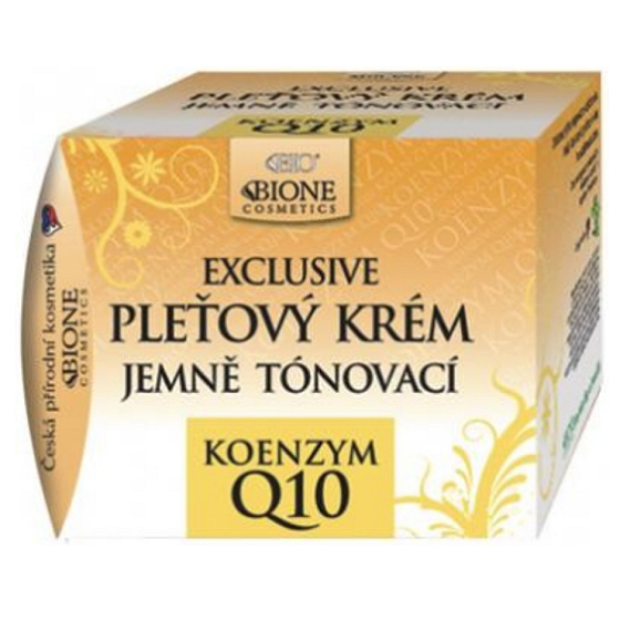 Bione Cosmetics Exclusive & Q10 jemně tónovací denní pleťový krém 51 ml