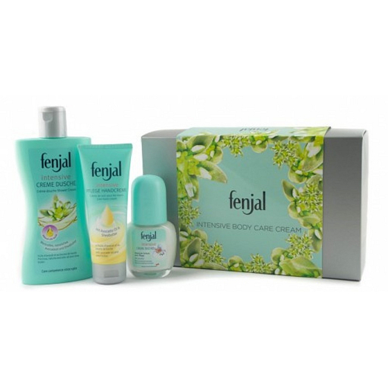 Fenjal Intensive sprchový gel 200 ml + roll-on 50 ml + krém ruce 75 ml, kosmetická sada