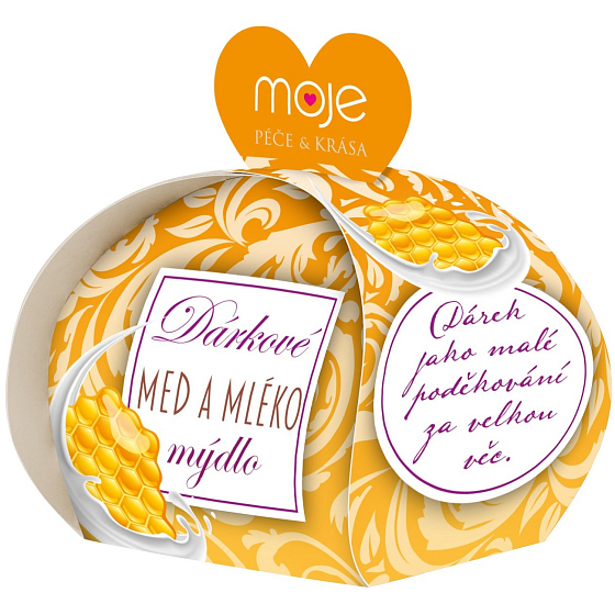 Moje Botanica Med a mléko dárkové mýdlo 50 g