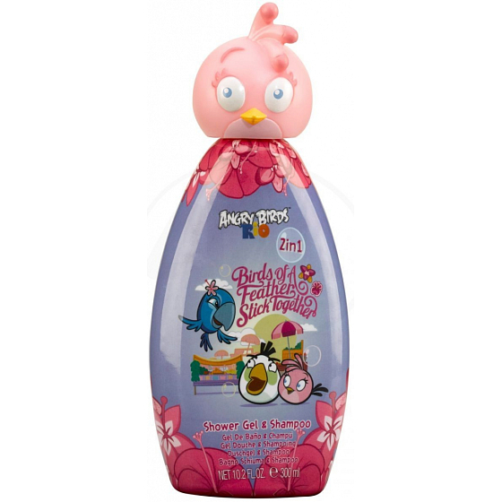 Angry Birds 2v1 sprchový gel a šampon na vlasy pro děti 300 ml