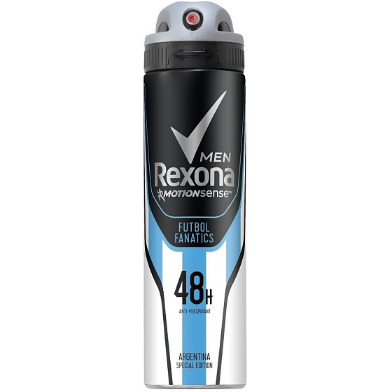 Rexona Men Futbol Fanatics Argentina antiperspirant deodorant sprej pro muže 150 ml