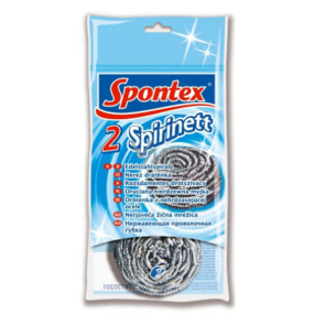 Spontex 2 Spirinett stalowa dratwiczka 18 g, 2 sztuki