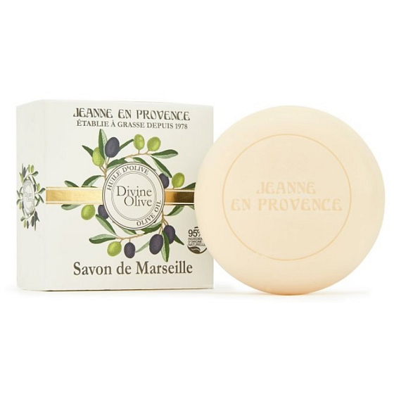 Jeanne en Provence Divine Olive twarde mydło toaletowe 100 g