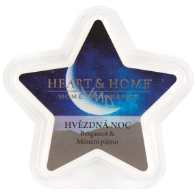 Heart & Home Gwiezdna noc z woskiem sojowym o naturalnym zapachu 26 g