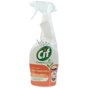 Cif Cleanboost uniwersalny spray czyszczący na tłuszcz 750 ml rozpylacz Cif Cleanboost uniwersalny spray czyszczący na tłuszcz 750 ml rozpylacz