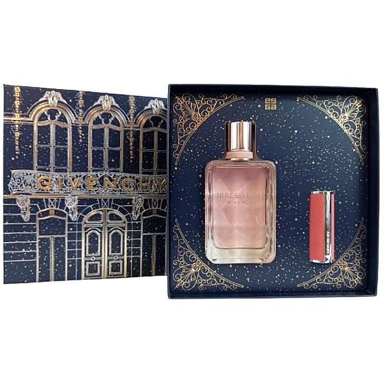 Givenchy Irresistible woda perfumowana dla kobiet 50 ml + Le Rouge Sheer Velvet szminka 27 1,5 g, zestaw prezentowy