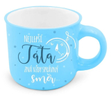 Nekupto Dárkový mini hrneček Najlepszy tata zna zawsze właściwy kierunek 100 ml