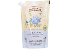 Green Pharmacy Heřmánek a len tekuté mýdlo náhradní náplň 460 ml