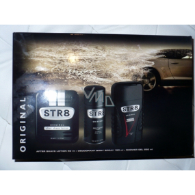 Str8 Original voda po holení 50 ml + deodorant sprej 150 ml + sprchový gel 250 ml, kosmetická sada