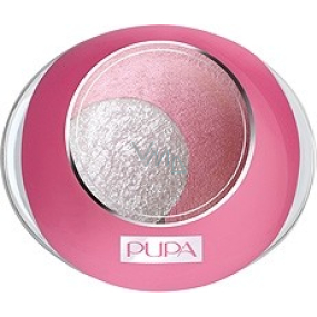 Pupa Very Vintage Luminys Satin & Shine oční stíny 01 Grace Pink/Silver 2,2 g