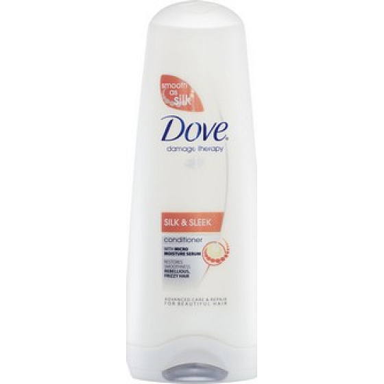 Dove Hair Therapy Silk & Sleek kondicionér pro hedvábné vlasy 200 ml