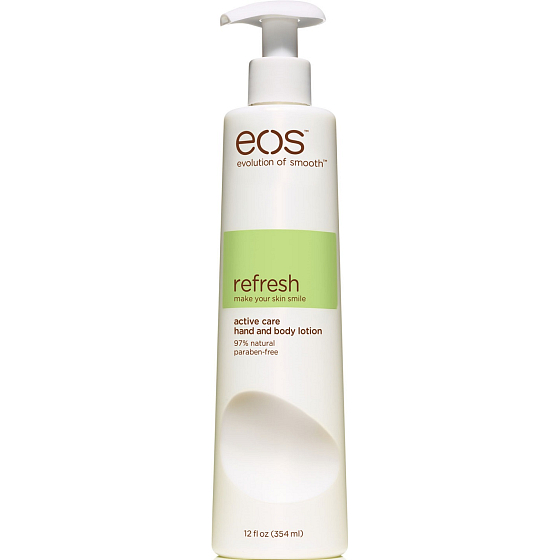 Eos Refresh Active Care hydratační tělové mléko na ruce i tělo 354 ml