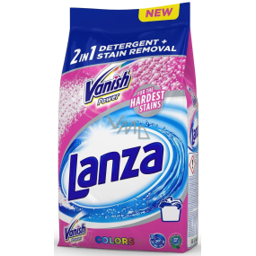 Lanza Vanish Ultra 2v1 Color prací prášek s odstraňovačem skvrn na barevné prádlo 45 dávek 3,375 g