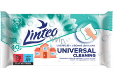 Linteo vlhčené ubrousky úklidové univerzální, 40 ks