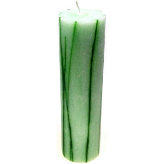 Lima Rustik aromatický vonná svíčka zelená válec 70 x 250 mm 1 kus