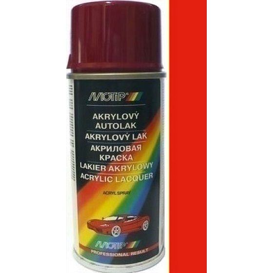 Motip Škoda Akrylový autolak sprej SD 8165 Červená paprika 150 ml