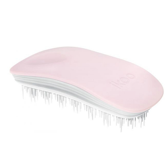 Ikoo Home Paradise Kartáč na vlasy podle čínské medicíny Cotton Candy White cukrová vata-bílá