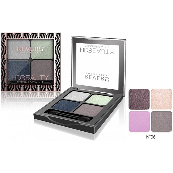 Revers HD Beauty Eyeshadow Kit paletka očních stínů 06 4 g