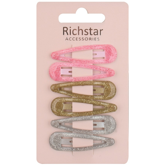 Richstar Accessories Sponky z brokatem 5 cm 6 kusů