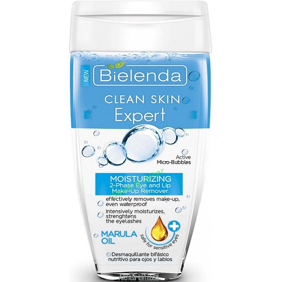 Bielenda Clean Skin Expert hydratační dvoufázový odličovač očí 150 ml