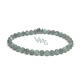 Smaragd Afrykański elastyczna bransoletka naturalny kamień, kulka 5 mm / 16 - 17 cm, królewski kamień Smaragd Afrykański elastyczna bransoletka naturalny kamień, kulka 5 mm / 16 - 17 cm, królewski kamień