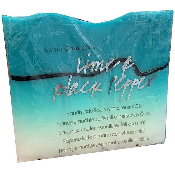 Bomb Cosmetics Limetka & Czarny pieprz - Lime & Black Pepper naturalne mydło glicerynowe 100 g