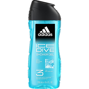 Adidas Ice Dive 3w1 żel pod prysznic do ciała, włosów i twarzy dla mężczyzn 250 ml