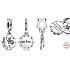 Zawieszka ze srebra próby 925 Harry Potter - Hufflepuff + cyrkonią, 2w1 charms do bransoletki