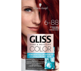 Schwarzkopf Gliss Color farba do włosów 6-88 Intensywny czerwony 2 x 60 ml
