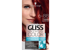 Schwarzkopf Gliss Color farba do włosów 6-88 Intensywny czerwony 2 x 60 ml