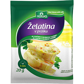 Natura Żelatyna do jajecznej i salami galaretki 20 g